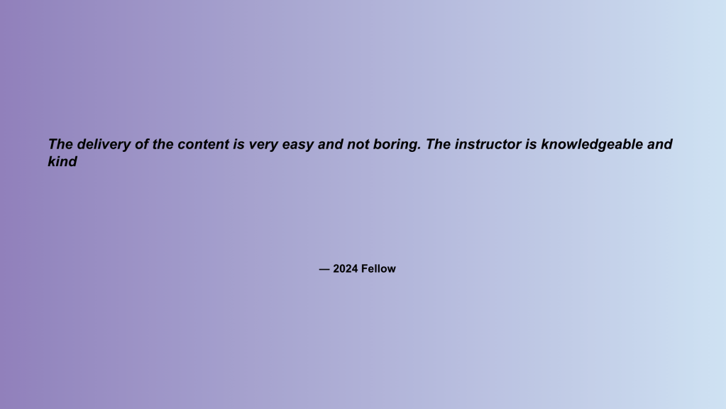 Fellow 2024 –&nbsp;3